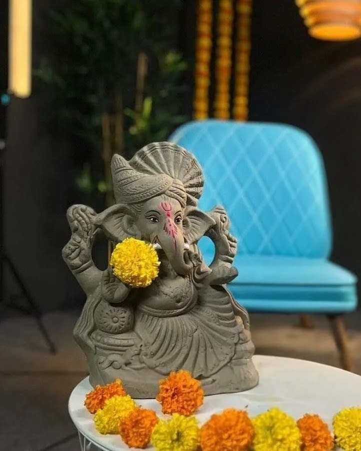 Eco-friendly Ganesha idol home delivery Bengaluru